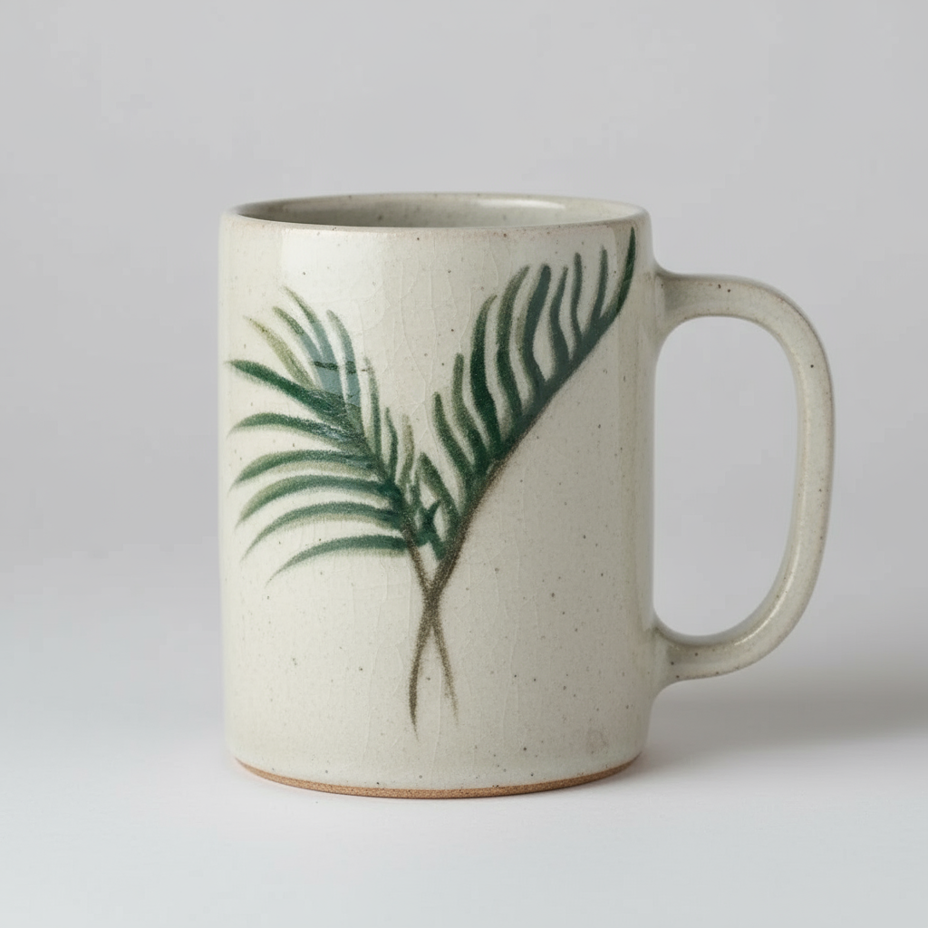 Handpainted Palm Mug
