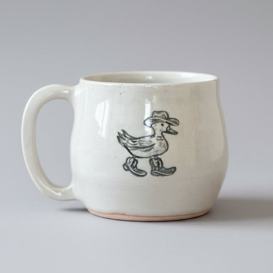 Cowboy Duck Ceramic Mug